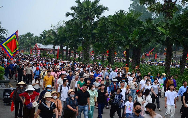 6,5 triệu lượt khách đến Phú Thọ dịp Giỗ Tổ Hùng Vương 2026