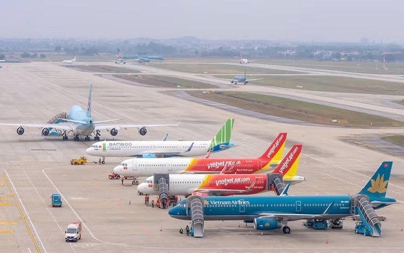 Sân bay Nội Bài dự kiến phục vụ 652 chuyến bay ngày cao điểm nhất 29-4