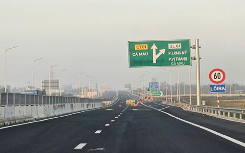 Cao tốc Hậu Giang-Cà Mau thông xe trở lại từ 11 giờ 30 phút hôm nay (29-4)