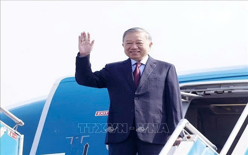 Tổng Bí thư, Chủ tịch nước Tô Lâm lên đường thăm cấp nhà nước tới Ấn Độ