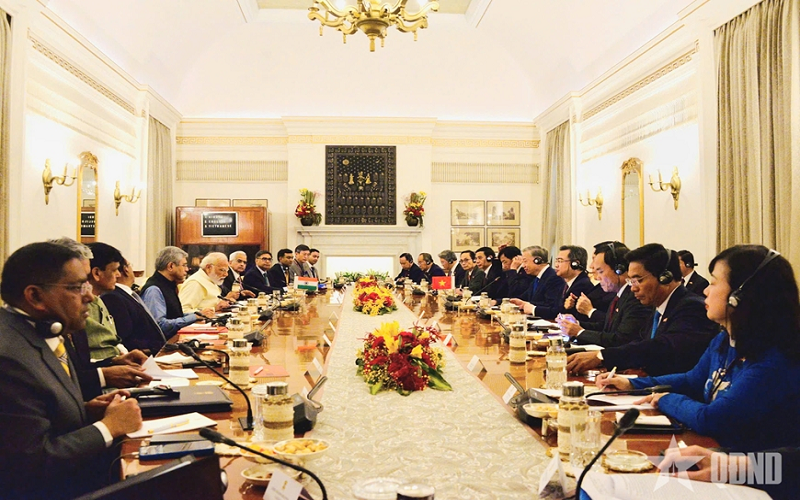 Tổng Bí thư, Chủ tịch nước Tô Lâm hội đàm với Thủ tướng Ấn Độ Narendra Modi
