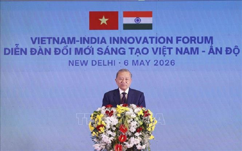 Tổng Bí thư, Chủ tịch nước Tô Lâm: Việt Nam - Ấn Độ xây dựng các không gian hợp tác mới về khoa học, công nghệ