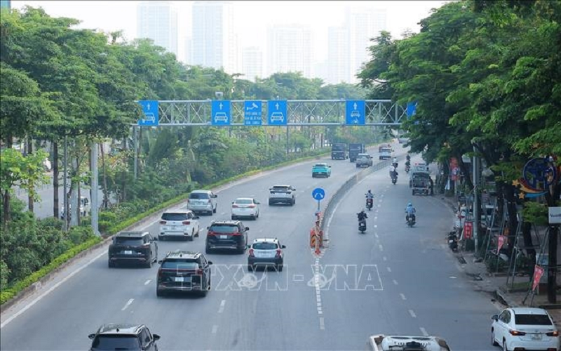 Hà Nội phân luồng tổ chức giao thông đường Võ Chí Công