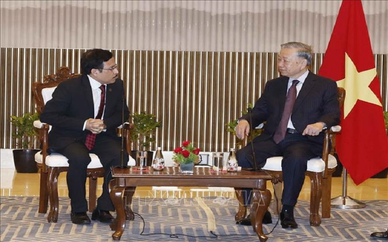 Tổng Bí thư, Chủ tịch nước Tô Lâm tiếp đại diện các tập đoàn, doanh nghiệp của Ấn Độ