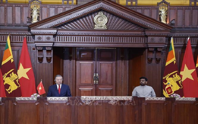 Tổng Bí thư, Chủ tịch nước Tô Lâm và Tổng thống Sri Lanka gặp gỡ báo chí