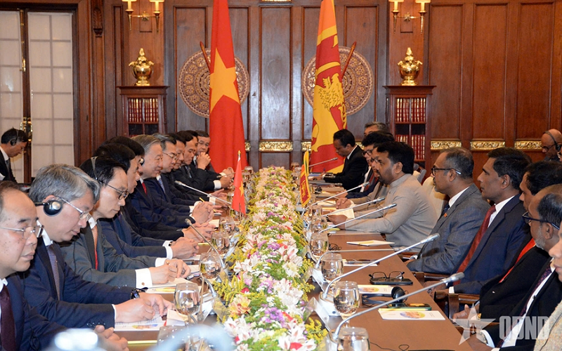 Tổng Bí thư, Chủ tịch nước Tô Lâm hội đàm với Tổng thống Sri Lanka Anura Kumara Dissanayake