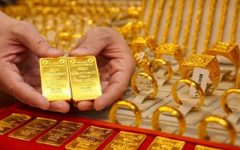 Giá vàng hôm nay (chiều 9-5): Vẫn ở mức cao