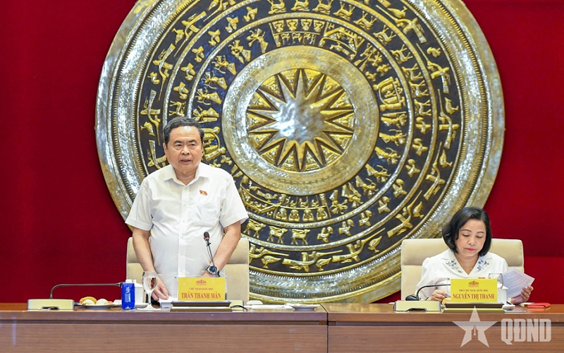 Chủ tịch Quốc hội Trần Thanh Mẫn làm việc với Thường trực Ủy ban Văn hóa và Xã hội