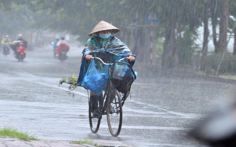 Thời tiết hôm nay (18-5): Mưa rào và dông diện rộng