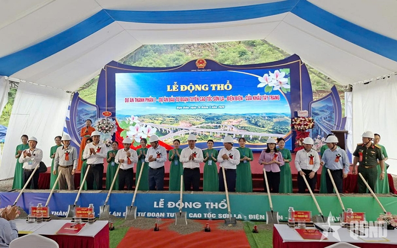 Động thổ Dự án thành phần 1 tuyến cao tốc Sơn La - Điện Biên - Cửa khẩu Tây Trang