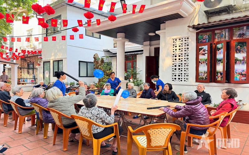 Từ 1-7 sẽ có điểm chăm sóc người cao tuổi ban ngày tại cộng đồng