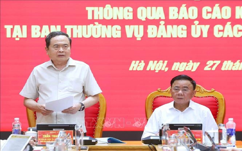 Hội nghị thông qua dự thảo Báo cáo kết quả kiểm tra tại Ban Thường vụ Đảng ủy các cơ quan Đảng Trung ương