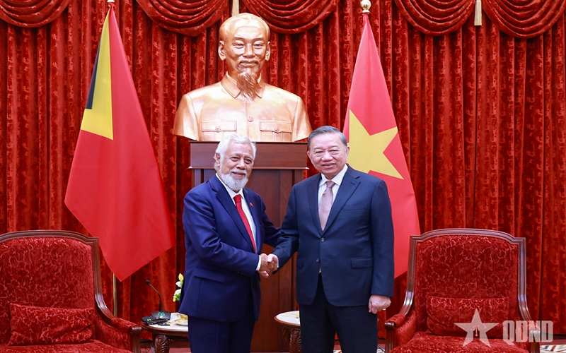 Tổng Bí thư, Chủ tịch nước Tô Lâm tiếp Thủ tướng Timor-Leste