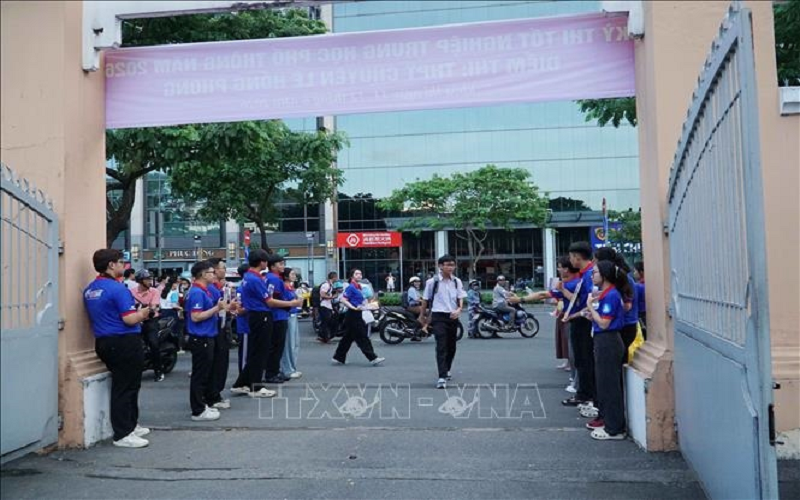 Gần 143.000 thí sinh tại TP Hồ Chí Minh bước vào Kỳ thi tốt nghiệp THPT