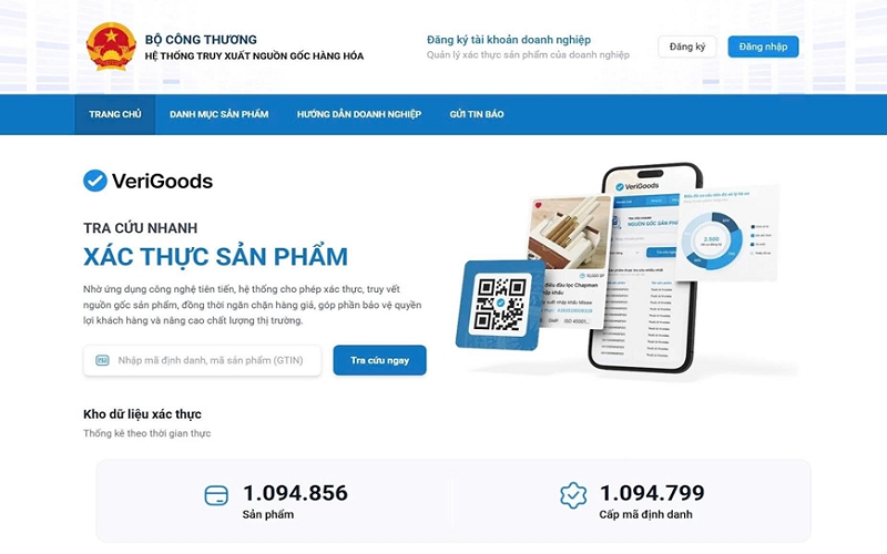 Từ ngày 1-7: Bộ Công Thương yêu cầu hàng hóa rủi ro cao bắt buộc truy xuất nguồn gốc qua VeriGoods