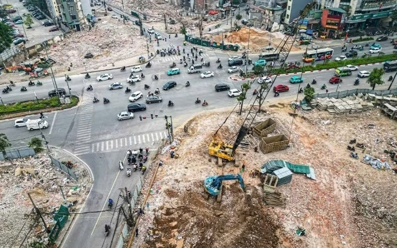 Hà Nội: Điều chỉnh tổ chức giao thông khu vực La Thành - Nguyễn Chí Thanh