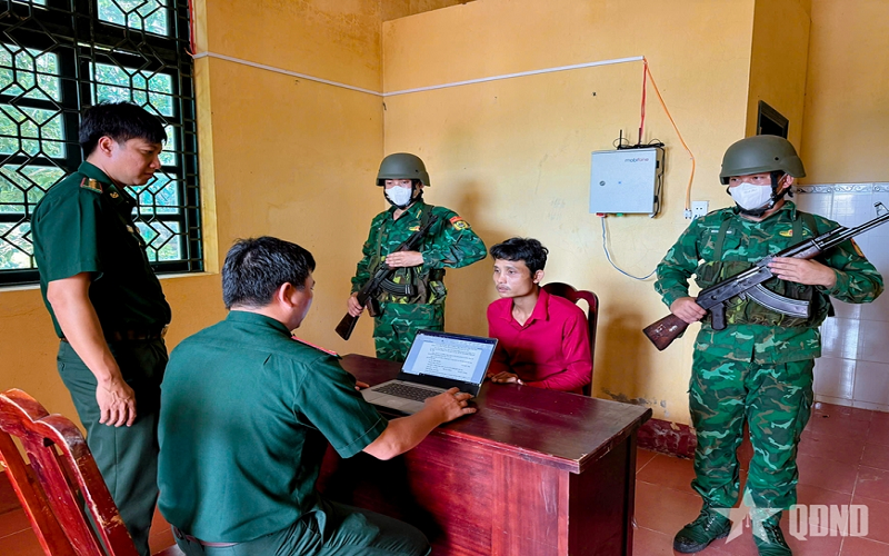 Đồn Biên phòng Lai Hòa bắt đối tượng tàng trữ trái phép chất ma túy