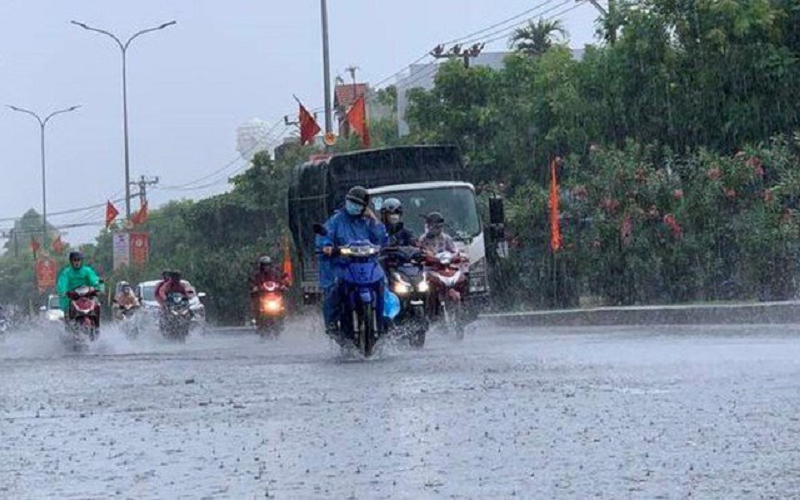 Thời tiết hôm nay (28-6): Bắc Bộ có mưa rào và dông rải rác