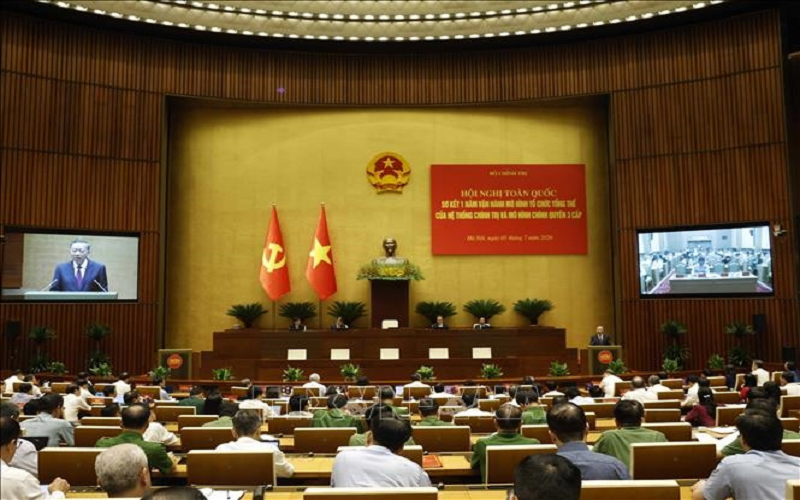 Phát biểu của Tổng Bí thư, Chủ tịch nước Tô Lâm tại Hội nghị sơ kết 1 năm vận hành mô hình tổ chức tổng thể của hệ thống chính trị