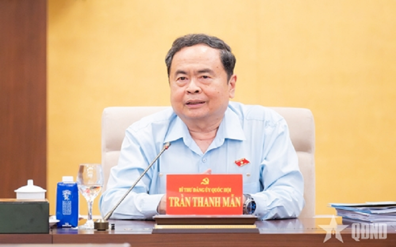 Chủ tịch Quốc hội Trần Thanh Mẫn chủ trì Hội nghị Đảng ủy Quốc hội