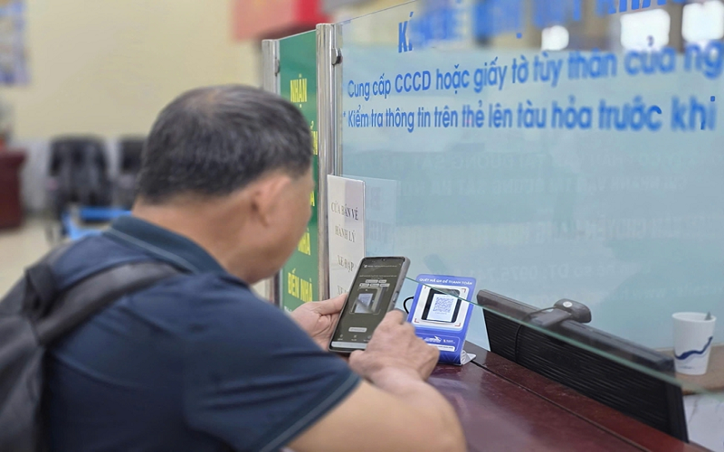 Ngành Đường sắt điều chỉnh thông tin trên thẻ lên tàu hỏa, không hiển thị giá vé