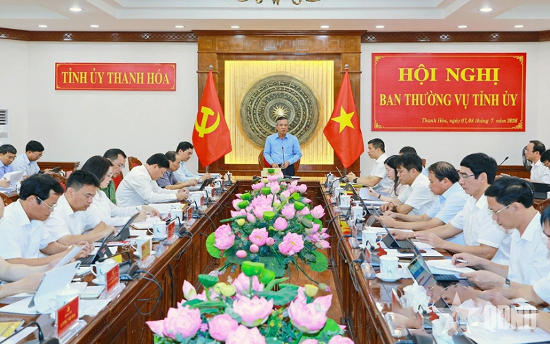 Bí thư Tỉnh ủy Thanh Hóa: Thực hiện phương châm “6 rõ”, phát huy tinh thần “7 dám” để hoàn thành cao nhất mục tiêu năm 2026