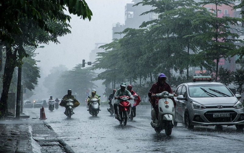 Thời tiết hôm nay (8-7): Nhiều nơi có mưa rào và dông