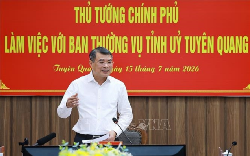 Thủ tướng Lê Minh Hưng: Tạo đột phá để Tuyên Quang phát triển nhanh và bền vững