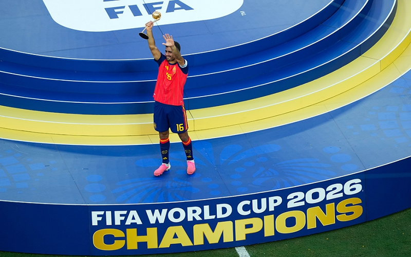 Rodri đoạt “Quả bóng vàng”, Mbappe giành “Chiếc giày vàng” World Cup 2026