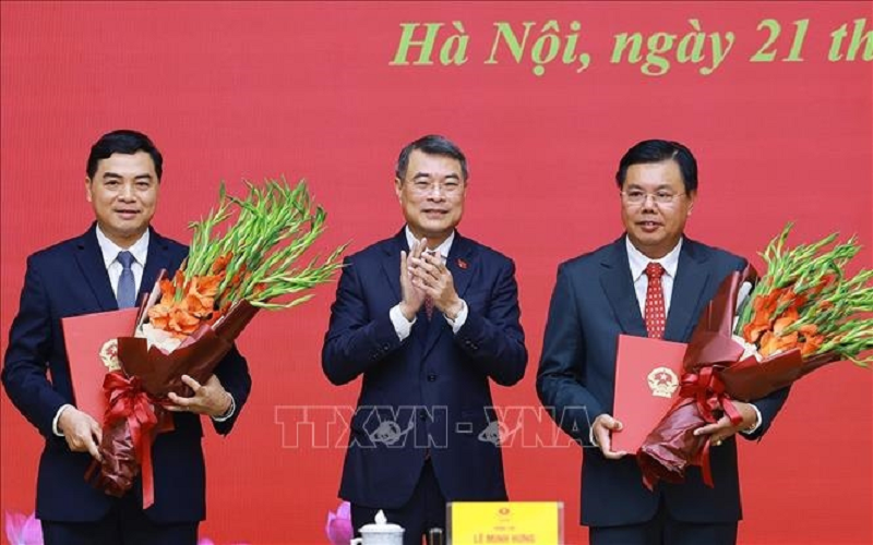 Thủ tướng Lê Minh Hưng chủ trì lễ công bố quyết định về công tác cán bộ