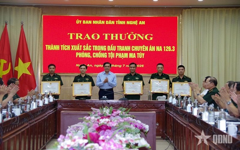 Bộ đội Biên phòng Nghệ An lập chiến công trong đấu tranh ma túy