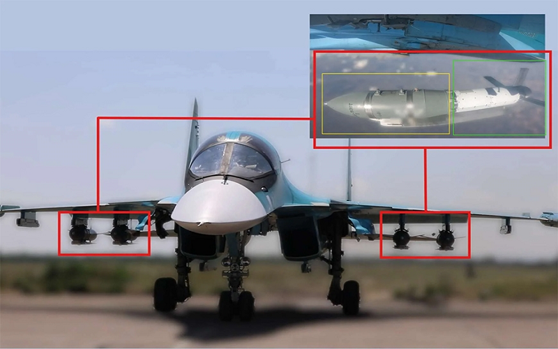 Quân sự thế giới hôm nay (27-7): Máy bay Su-34 của Nga được trang bị 4 bom FAB-500T lắp bộ UMPK