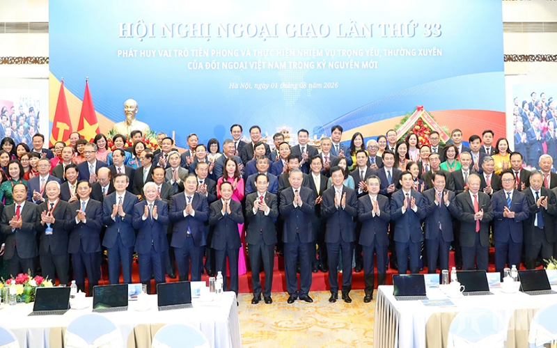 Tổng Bí thư, Chủ tịch nước Tô Lâm nêu 6 nhiệm vụ trọng tâm đối với ngành Ngoại giao và các cơ quan làm công tác đối ngoại