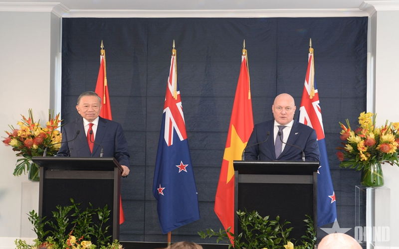 Quan hệ đối tác chiến lược toàn diện giữa Việt Nam và New Zealand không ngừng được củng cố và phát triển