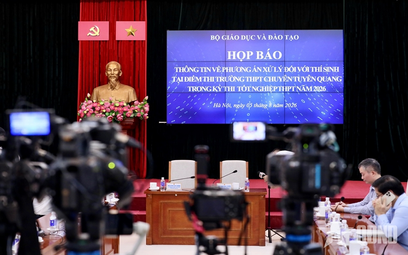 5 thí sinh ở điểm thi Trường THPT Chuyên Tuyên Quang không đến làm thủ tục dự thi