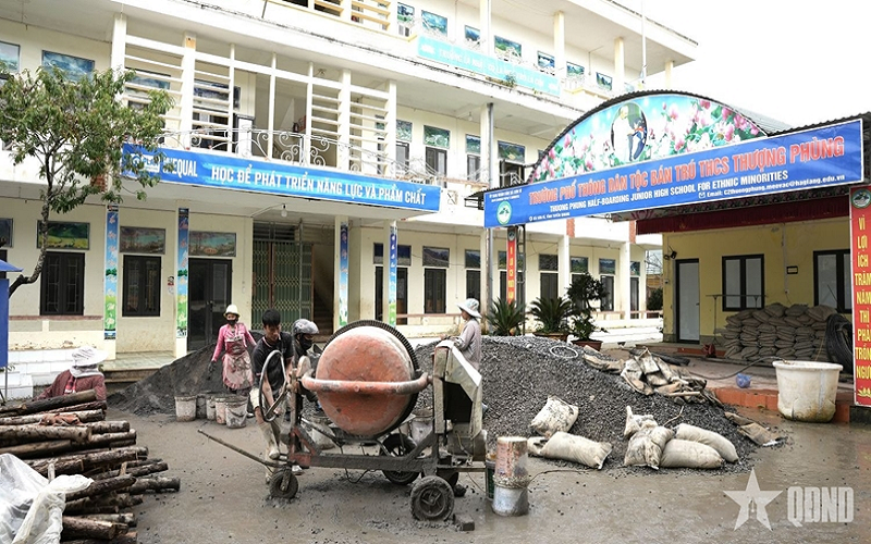 Xã biên giới Sơn Vĩ, Tuyên Quang: Sắp xếp trường học gọn bộ máy, sát thực tiễn