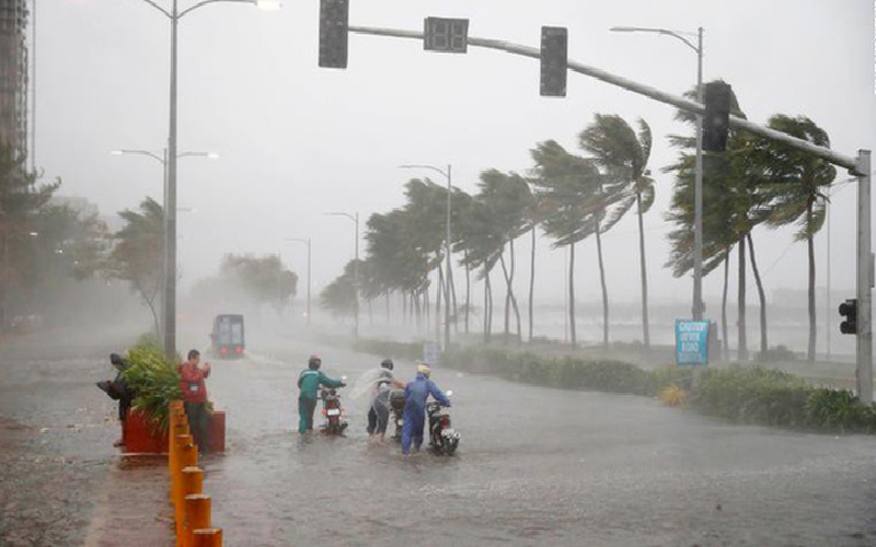 Thời tiết hôm nay (24-8): Bão số 4 cách Quảng Ninh khoảng 140km, Bắc Bộ mưa rất to