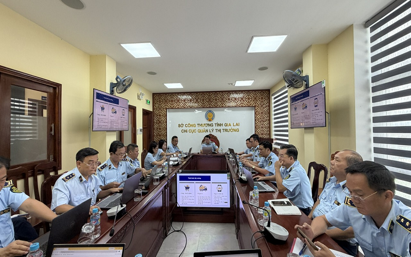 Quản lý thị trường Gia Lai siết chặt kiểm soát thị trường các tháng cuối năm 2026