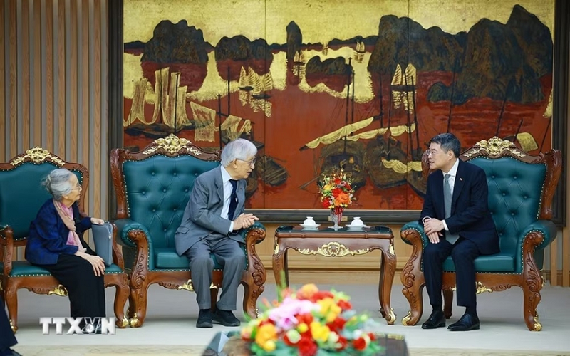 Thủ tướng Lê Minh Hưng tiếp Giáo sư Trần Thanh Vân